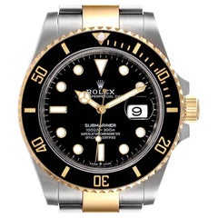 Rolex Submariner 41 Steel Yellow Gold Black Dial Mens Watch 126613 Unworn