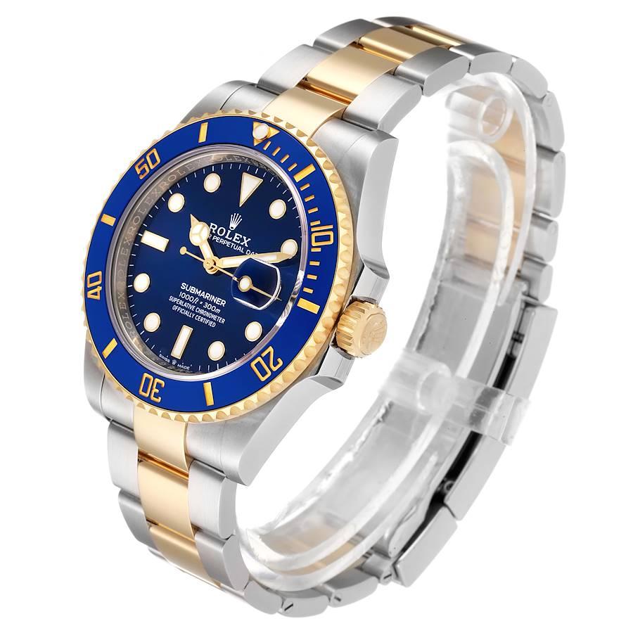 gold and blue watch mens