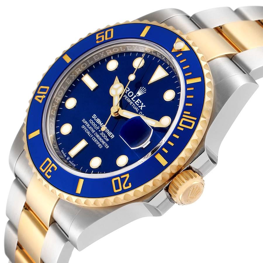 Rolex Submariner 41 Steel Yellow Gold Blue Dial Mens Watch 126613 Unworn 1