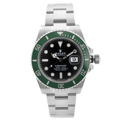 Rolex Submariner Kermit Stahl schwarzes Zifferblatt automatische Herrenuhr 126610LV