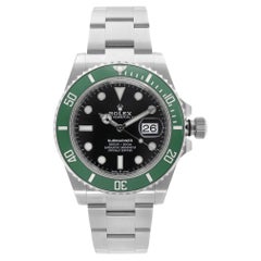 Used Rolex Submariner Kermit Steel Black Dial Automatic Men's Watch 126610LV