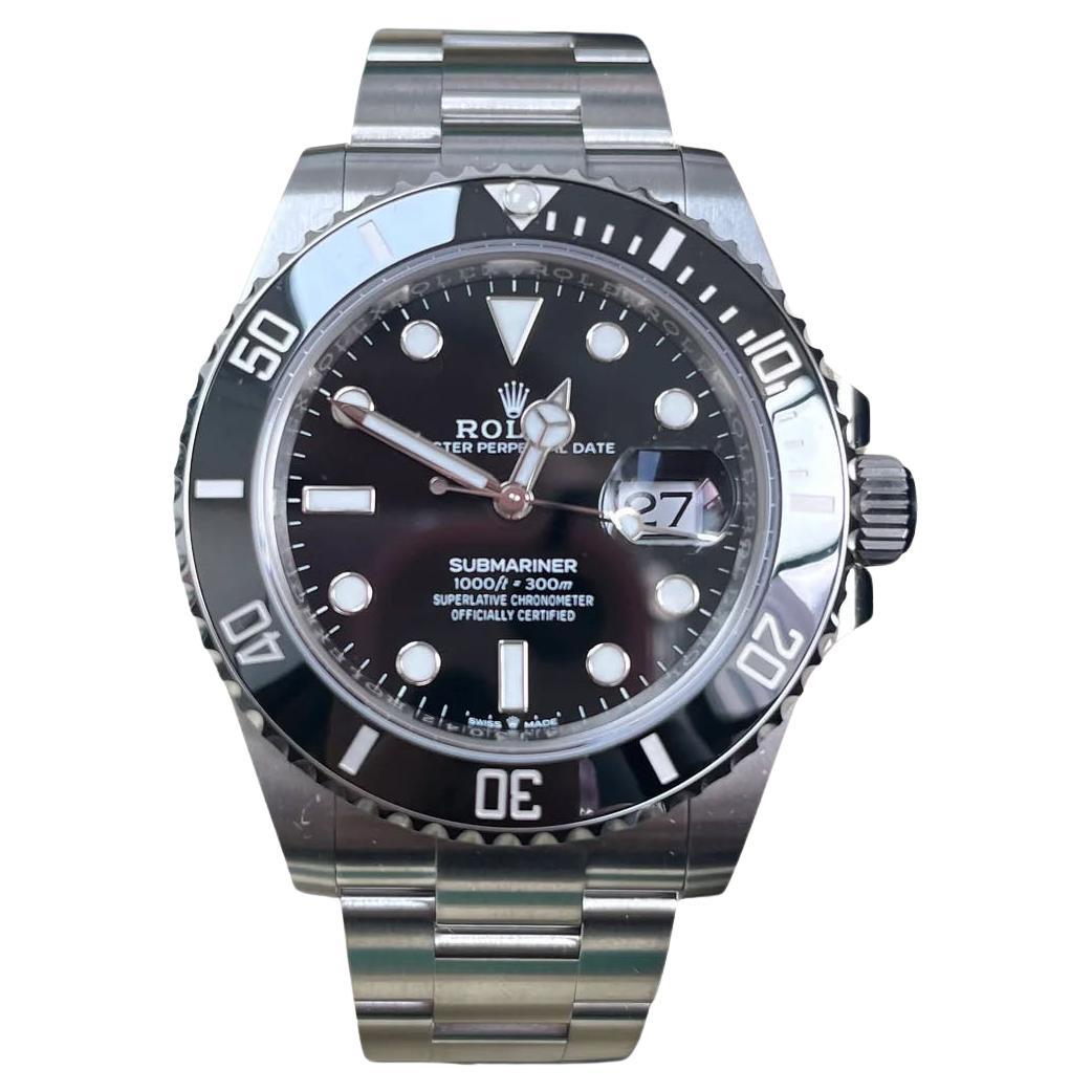 Rolex Submariner 41mm Stainless Steel Date Watch - Black Dial (Ref# 126610LN)
