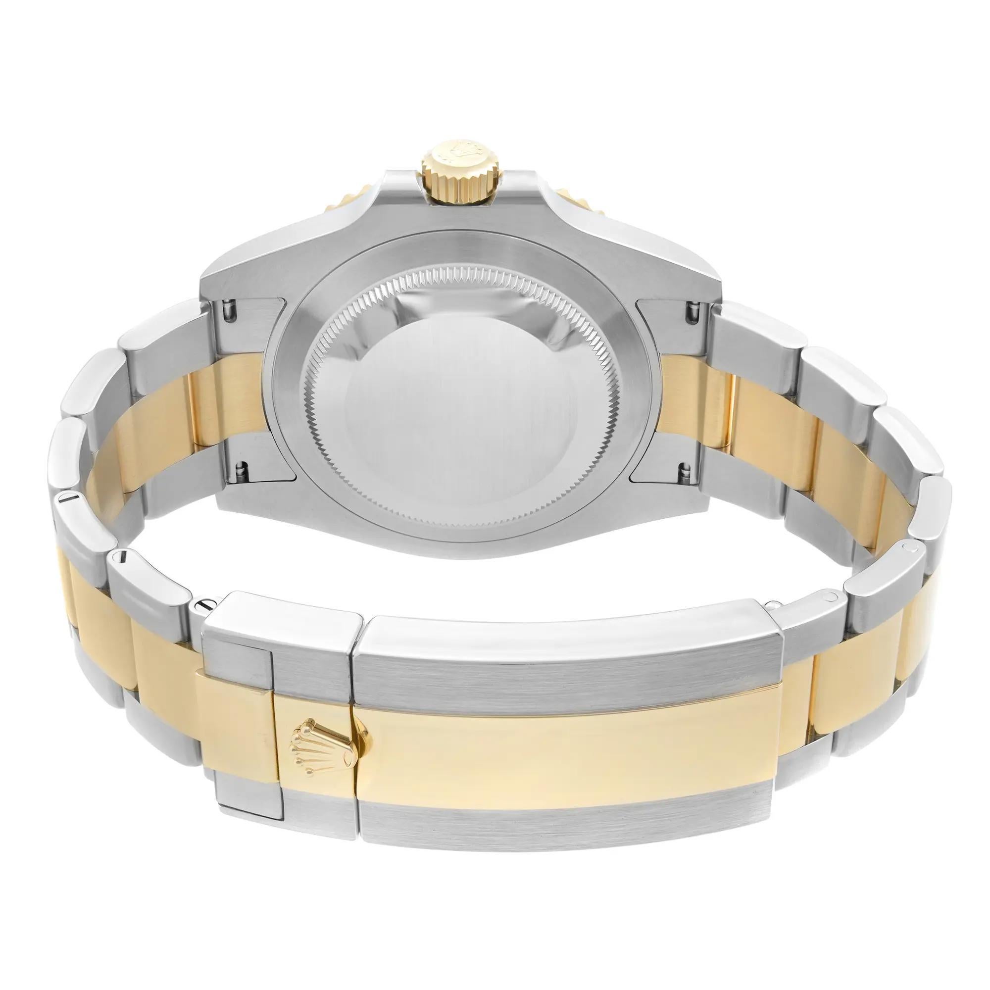 Rolex Submariner 41mm Steel 18K Yellow Gold Blue Dial Automatic Watch 126613LB For Sale 1