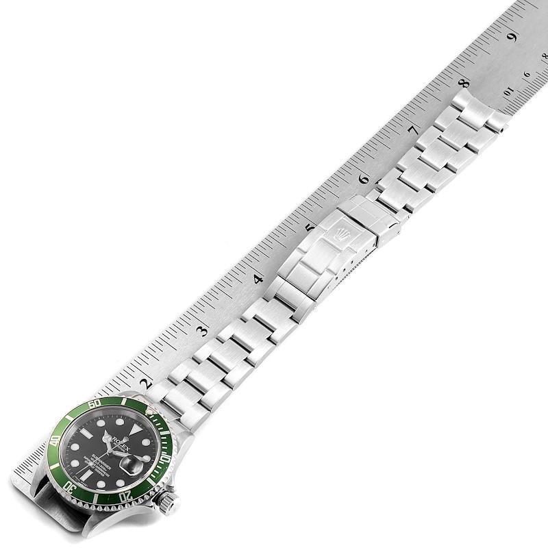 Rolex Submariner 50th Anniversary Green Kermit Men's Watch 16610LV 6