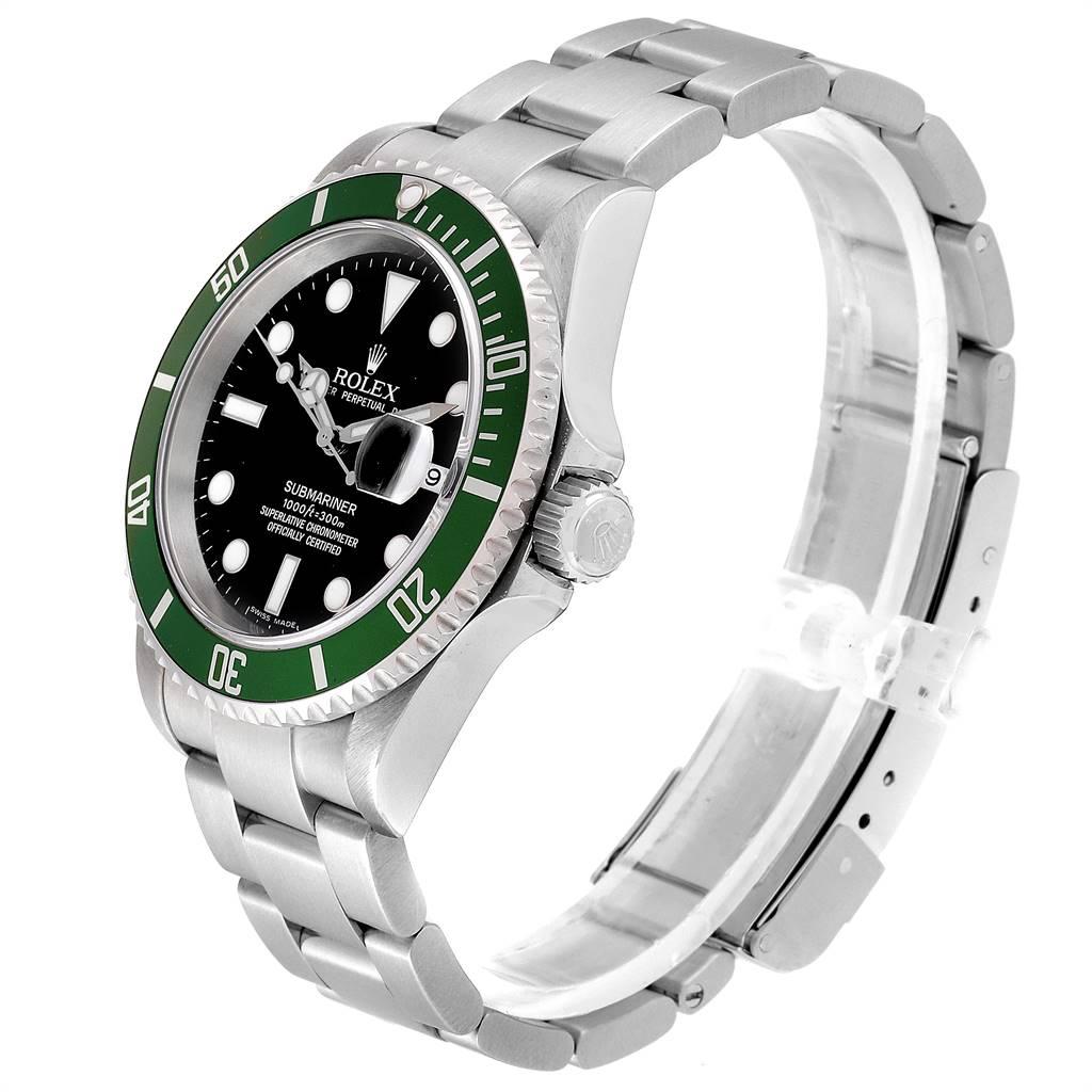 Rolex Submariner 50th Anniversary Green Kermit Men's Watch 16610LV For Sale 1