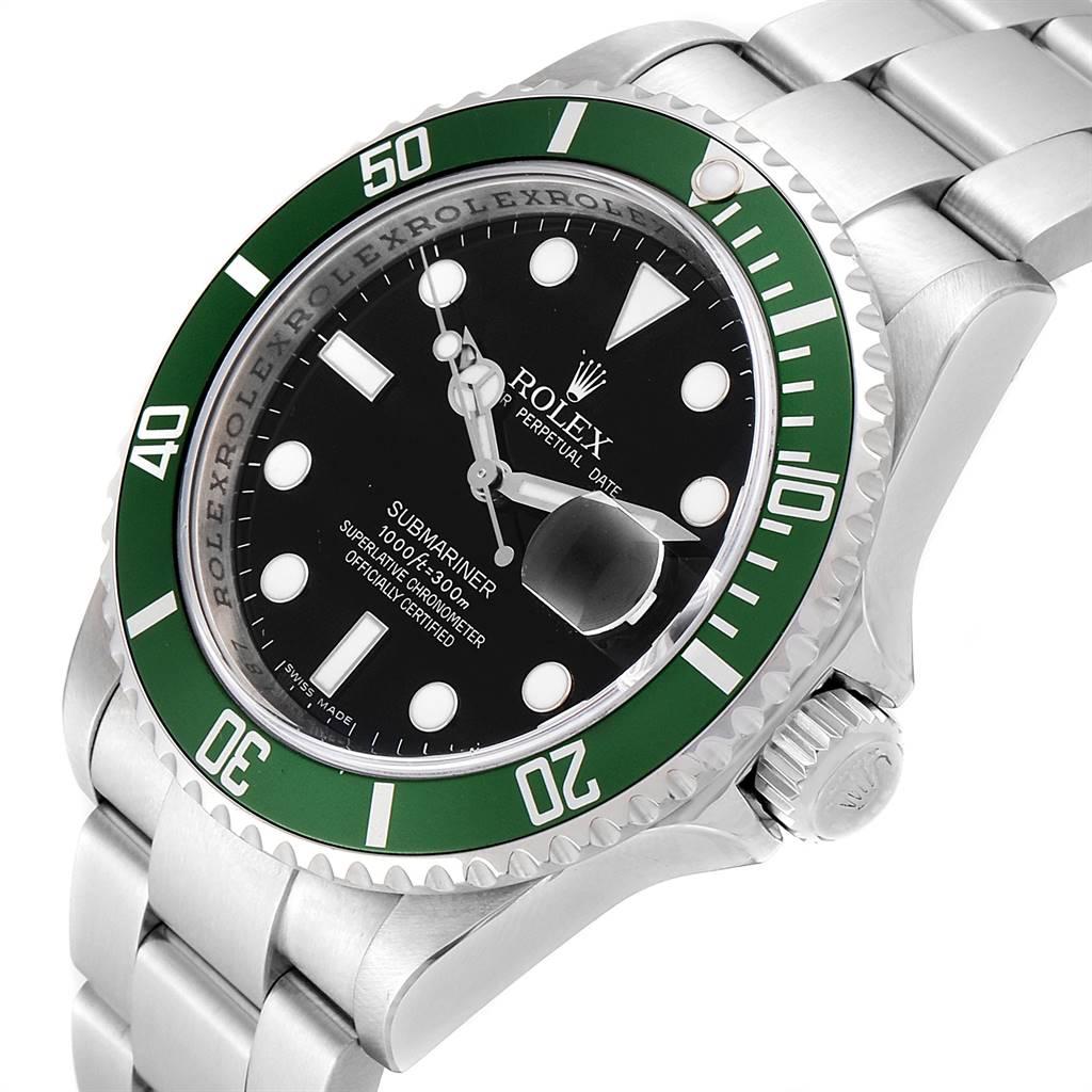 Rolex Submariner 50th Anniversary Green Kermit Men's Watch 16610LV 2