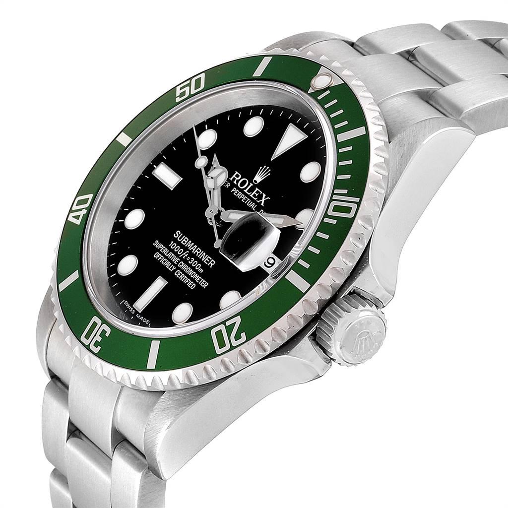 Rolex Submariner 50th Anniversary Green Kermit Men's Watch 16610LV For Sale 2