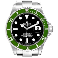 Used Rolex Submariner 50th Anniversary Green Kermit Men's Watch 16610LV