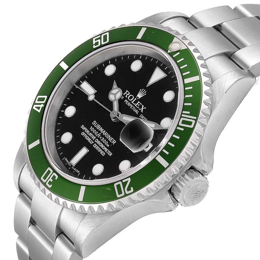 Rolex Submariner 50th Anniversary Green Kermit Steel Men’s Watch 16610LV 1
