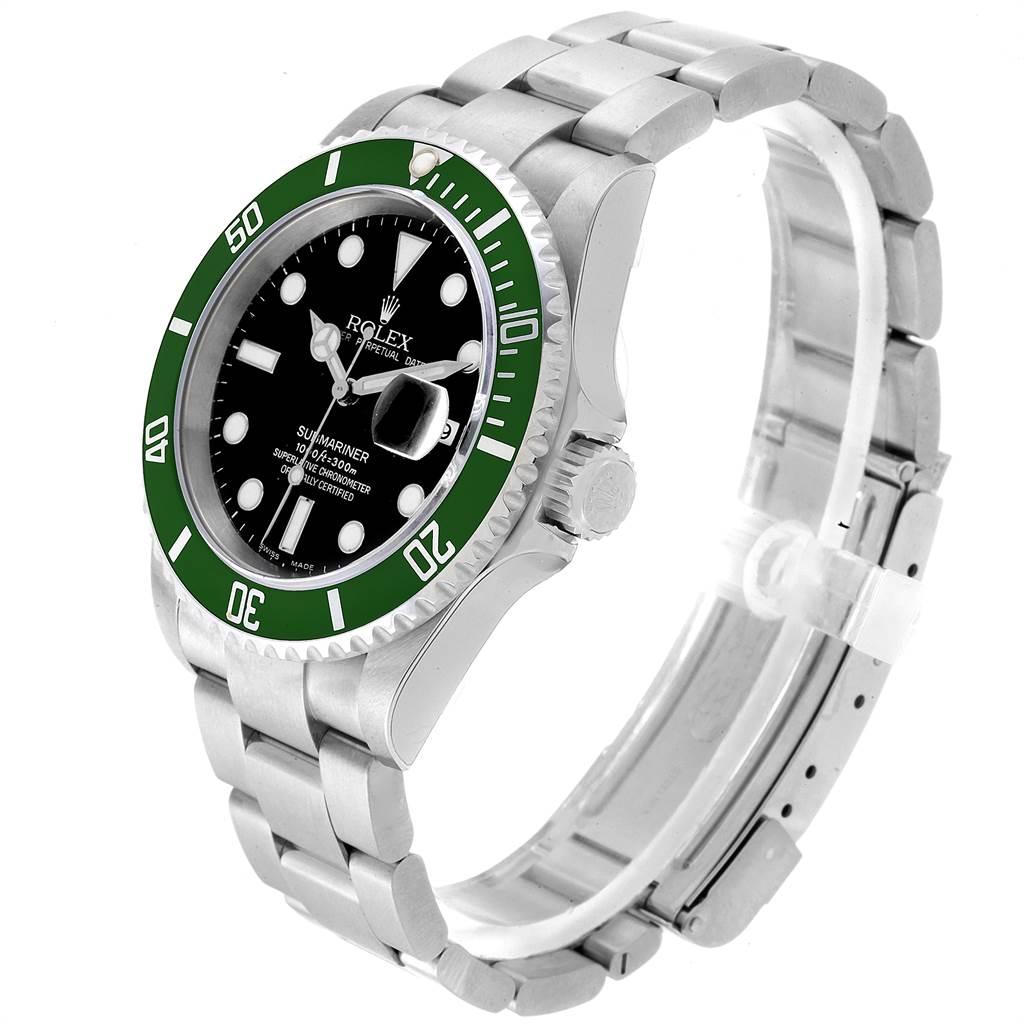 Rolex Submariner 50th Anniversary Green Kermit Watch 16610LV Unworn For Sale 1