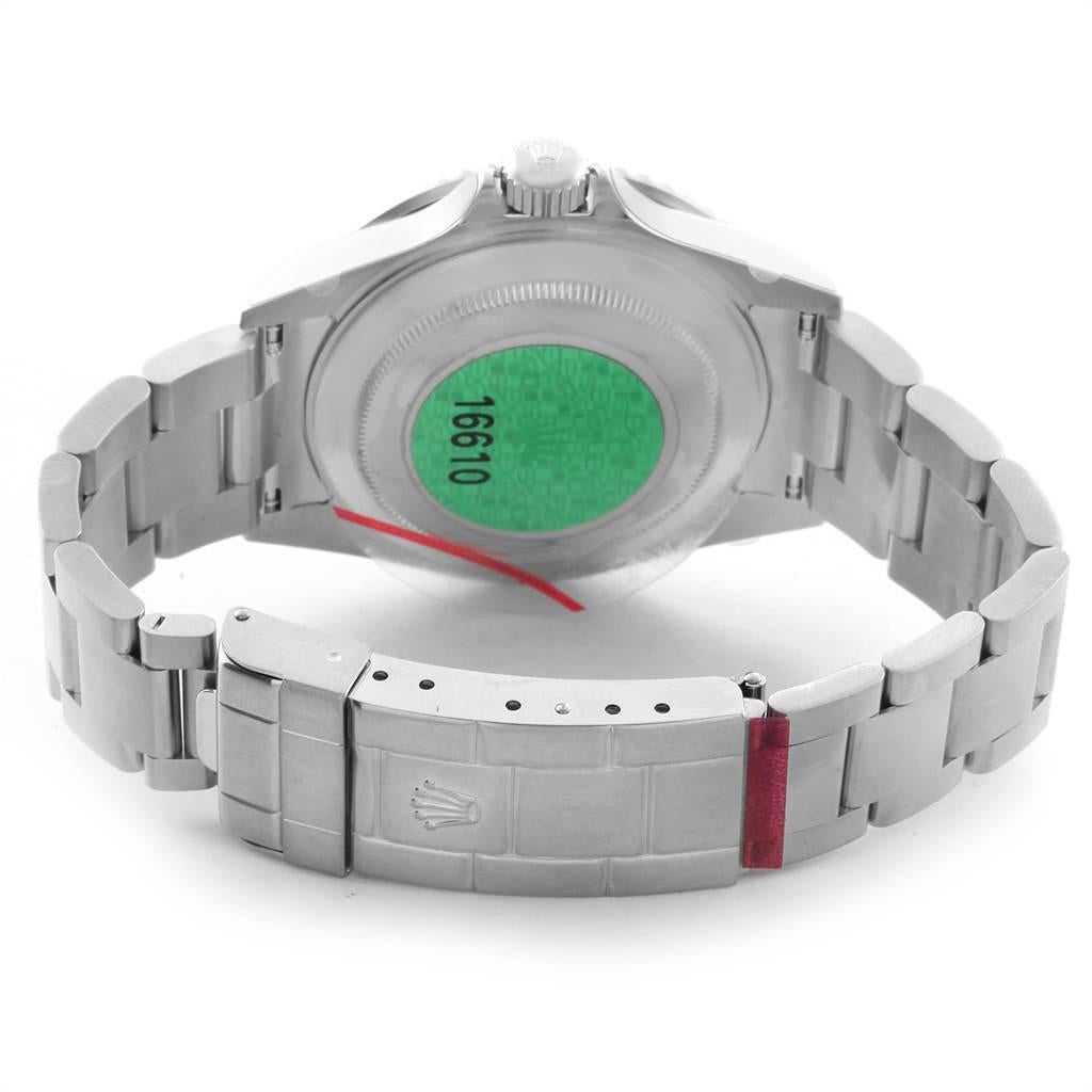 Rolex Submariner 50th Anniversary Green Kermit Watch 16610LV Unworn For Sale 3