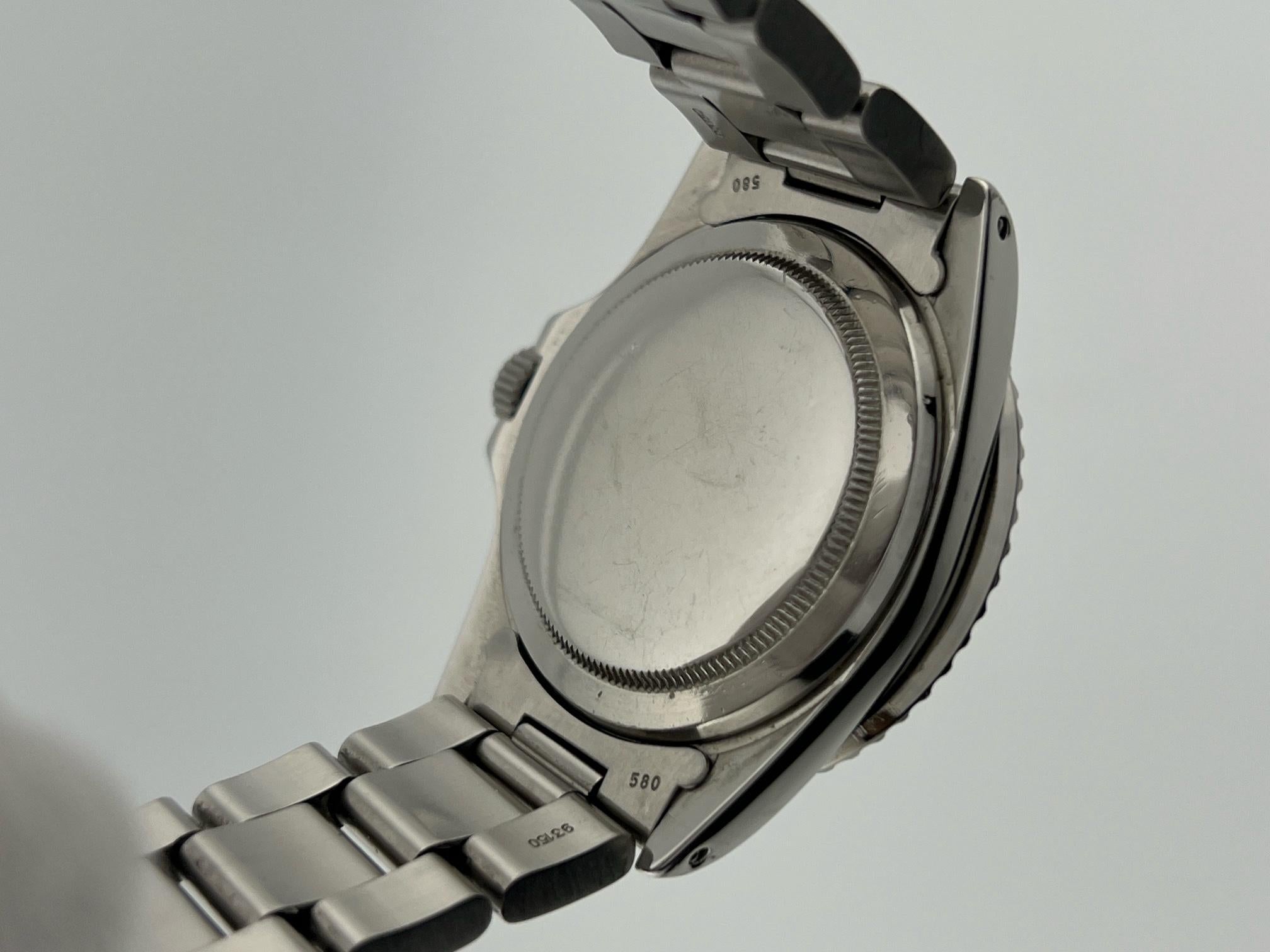 Rolex Submariner 5512 40mm in acciaio inossidabile Ricevuta di servizio Rolex in vendita 7