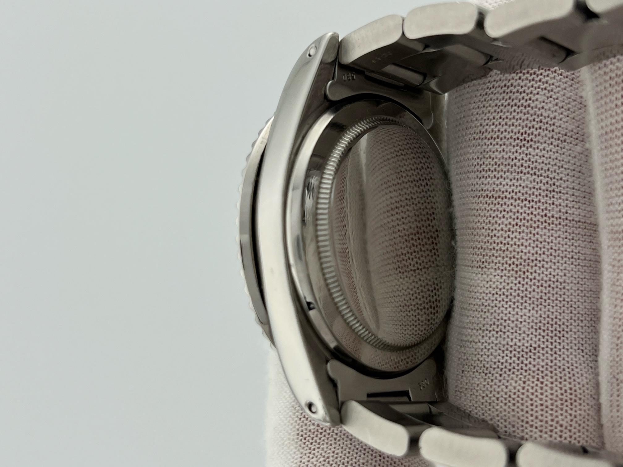 Rolex Submariner 5512 40mm in acciaio inossidabile Ricevuta di servizio Rolex in vendita 8