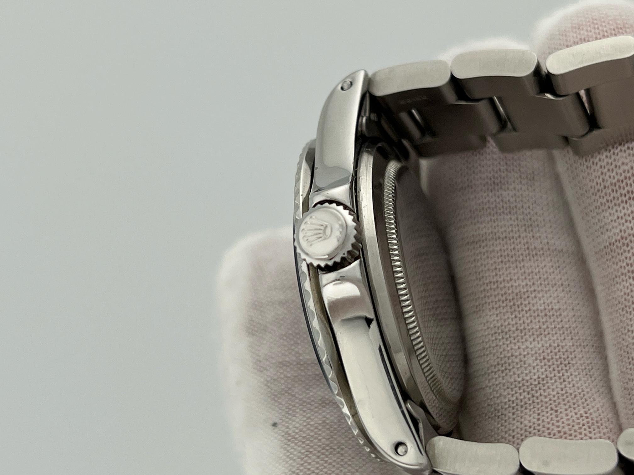 Rolex Submariner 5512 40mm in acciaio inossidabile Ricevuta di servizio Rolex in vendita 9