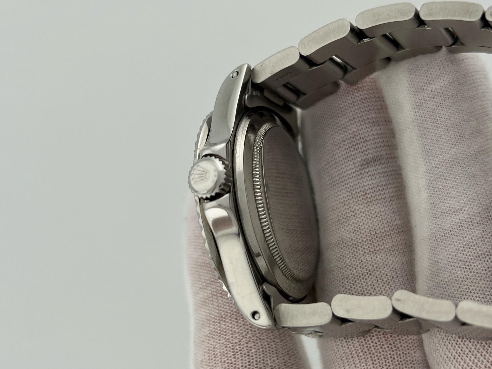 Rolex Submariner 5512 40mm in acciaio inossidabile Ricevuta di servizio Rolex in vendita 3