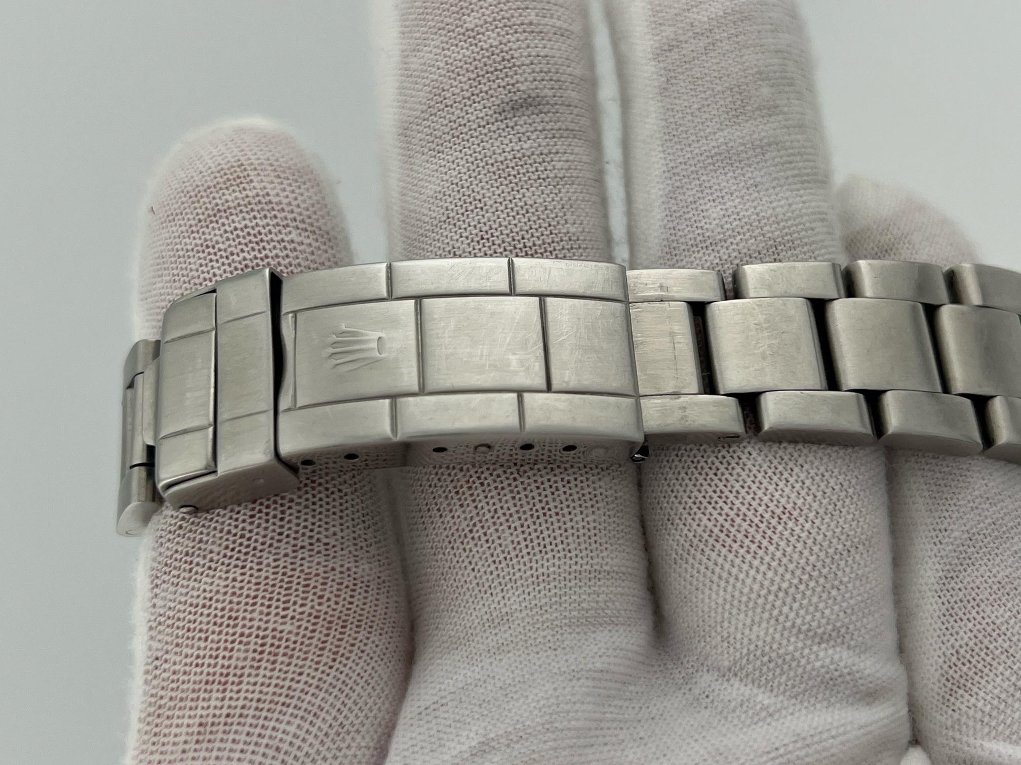 Rolex Submariner 5512 40mm in acciaio inossidabile Ricevuta di servizio Rolex in vendita 4