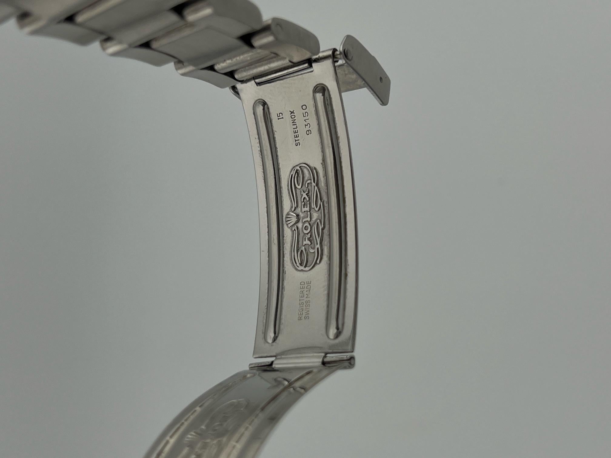 Rolex Submariner 5512 40mm in acciaio inossidabile Ricevuta di servizio Rolex in vendita 5