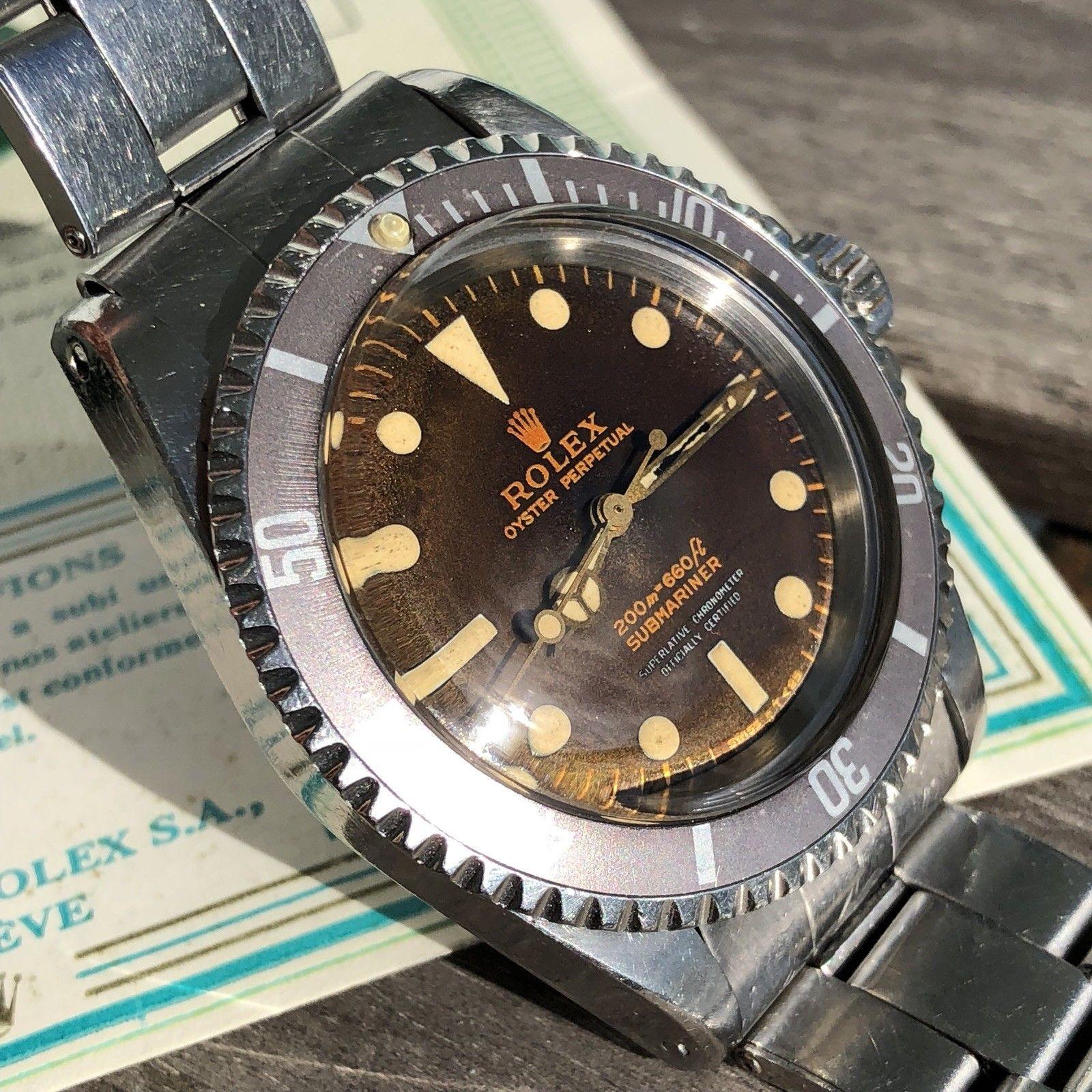 rolex submariner gilt dial