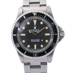 Rolex Submariner 5513 1968 Meters First Vintage Stainless Mens Automatic