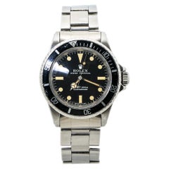 Rolex Submariner 5513 2.2M Vintage Patina Matte Serif Feet First Watch
