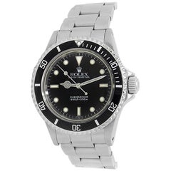 Rolex Submariner 5513, Black Dial, Certified and Warranty
