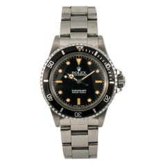 Rolex Submariner 5513, Black Dial, Certified and Warranty