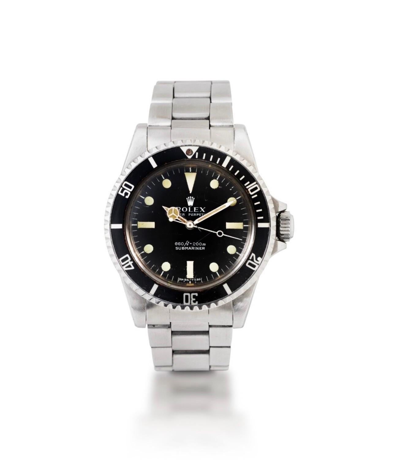 Stainless Steel Rolex Submariner, 5513, Circa 1978 For Sale