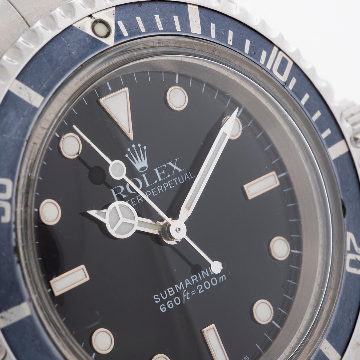 Rolex Submariner 5513, Esfera Brillante, Tritio T Swiss 25, Bisel Fantasma, Año 1984... en venta 8