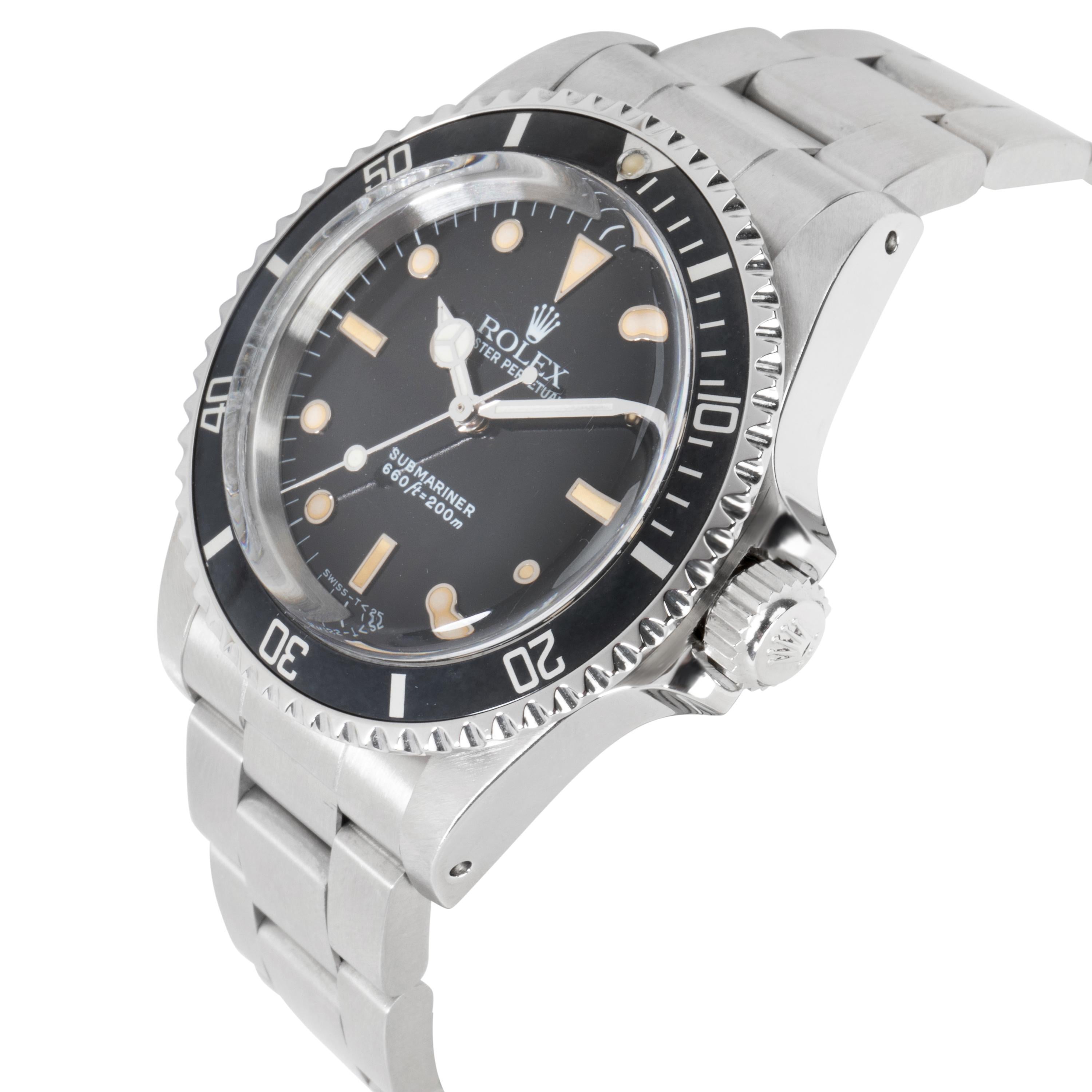 Rolex Submariner 5513 Men's Watch in Stainless Steel In Excellent Condition In New York, NY