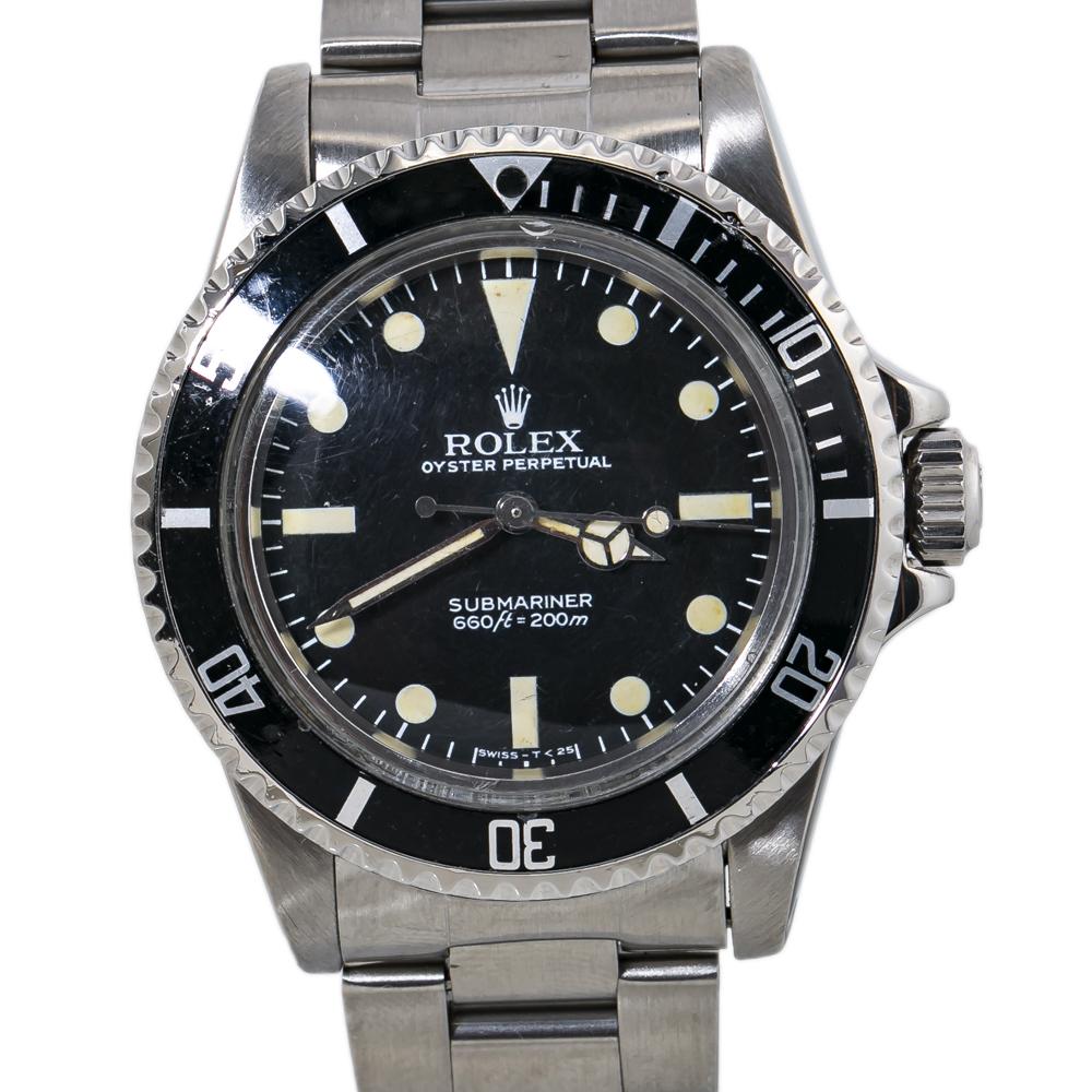 Rolex Submariner 5513 Vintage 8.1 serial Matte Dial Automatic Mens Watch 40MM