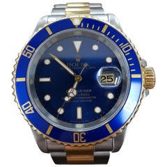 Used Rolex Submariner, Bi-Metal, Model Number 16613, Registered 1994