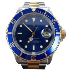 Used Rolex Submariner, Bi-Metal, Model Number 16613, Registered 1994