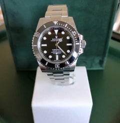 Rolex Submariner Black Bezel Wrist Watch Ref 114060