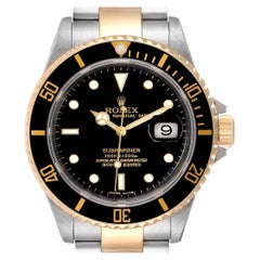 Rolex Submariner Black Dial Bezel Steel Yellow Gold Men’s Watch 16613