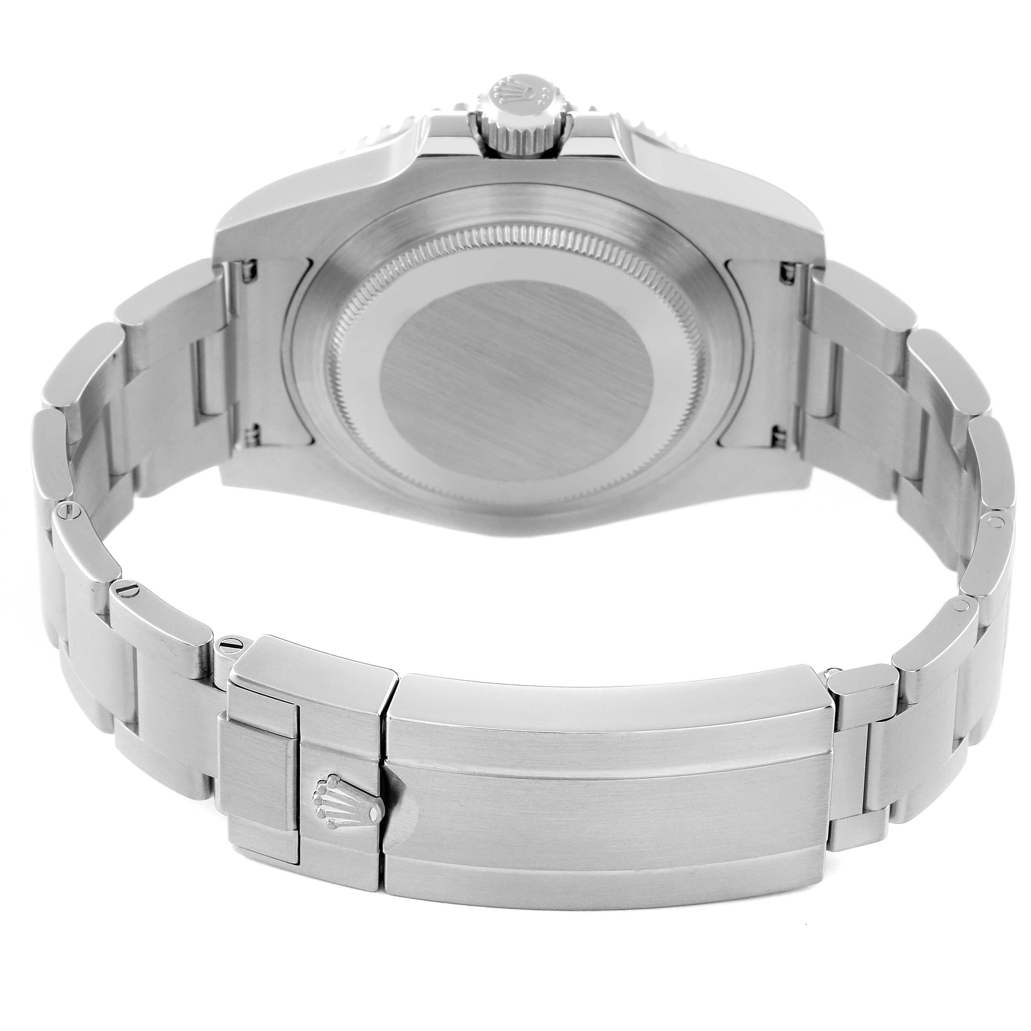 Rolex Submariner Black Dial Ceramic Bezel Steel Mens Watch 114060 For Sale 5