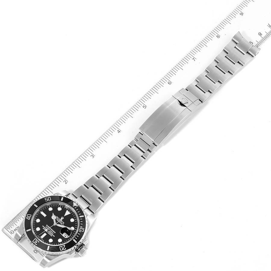 Rolex Submariner Black Dial Ceramic Bezel Steel Mens Watch 116610 Box Card 7