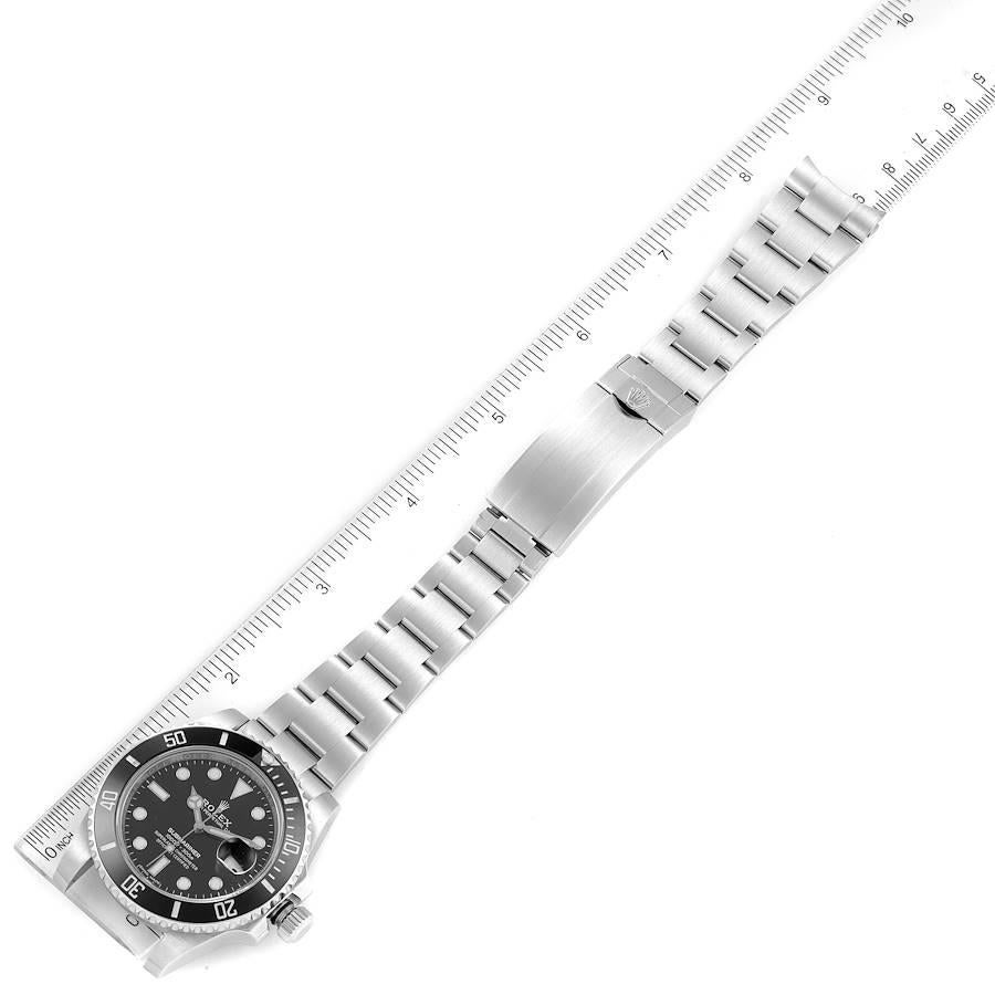 Rolex Submariner Black Dial Ceramic Bezel Steel Mens Watch 116610 For Sale 5