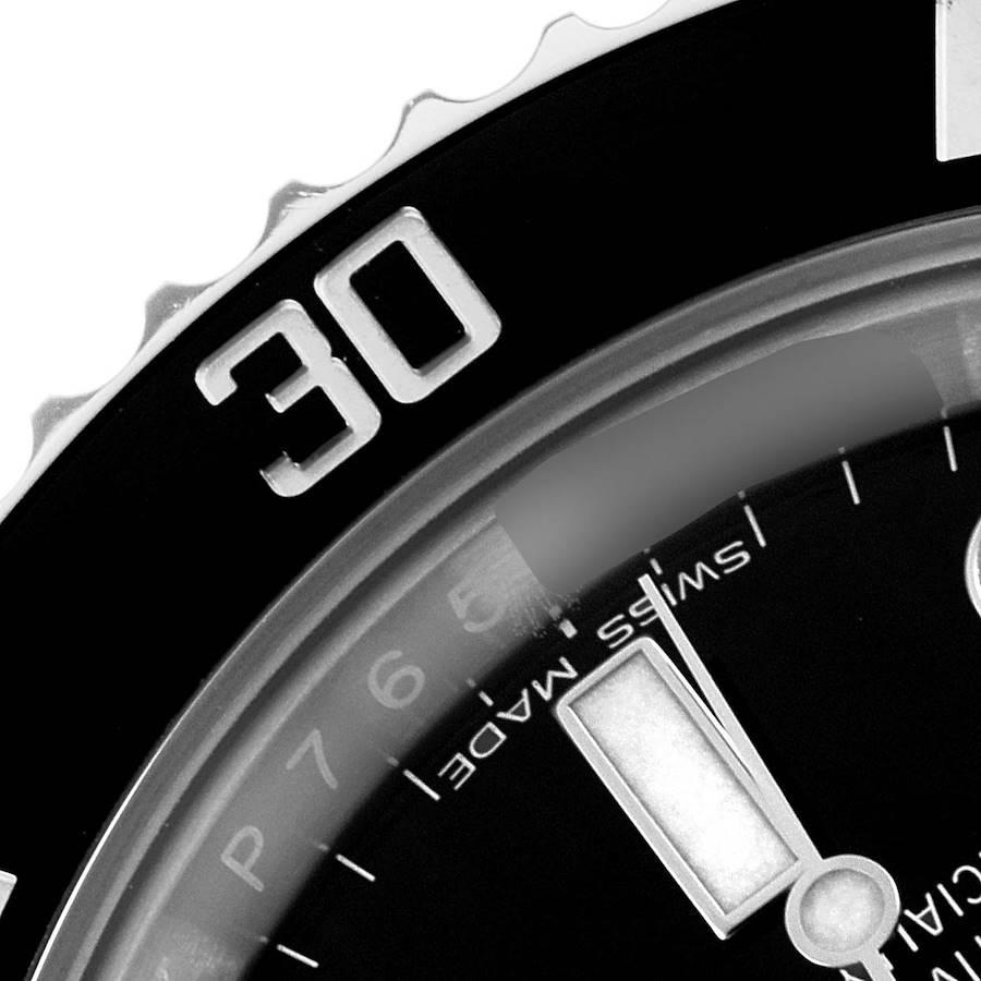 Rolex Submariner Black Dial Ceramic Bezel Steel Mens Watch 116610 For Sale 1