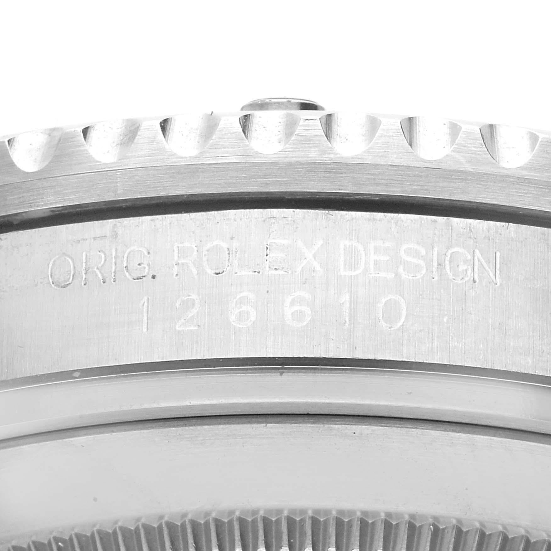 Rolex Submariner Black Dial Ceramic Bezel Steel Mens Watch 126610 Box Card 2