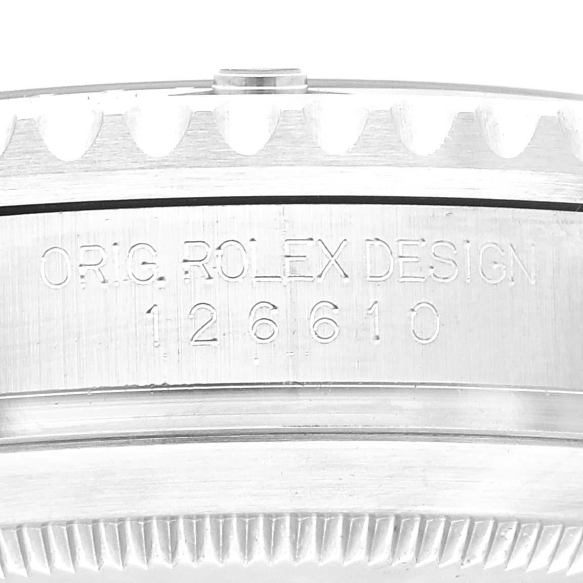 Rolex Submariner Black Dial Ceramic Bezel Steel Mens Watch 126610 Box Card 3