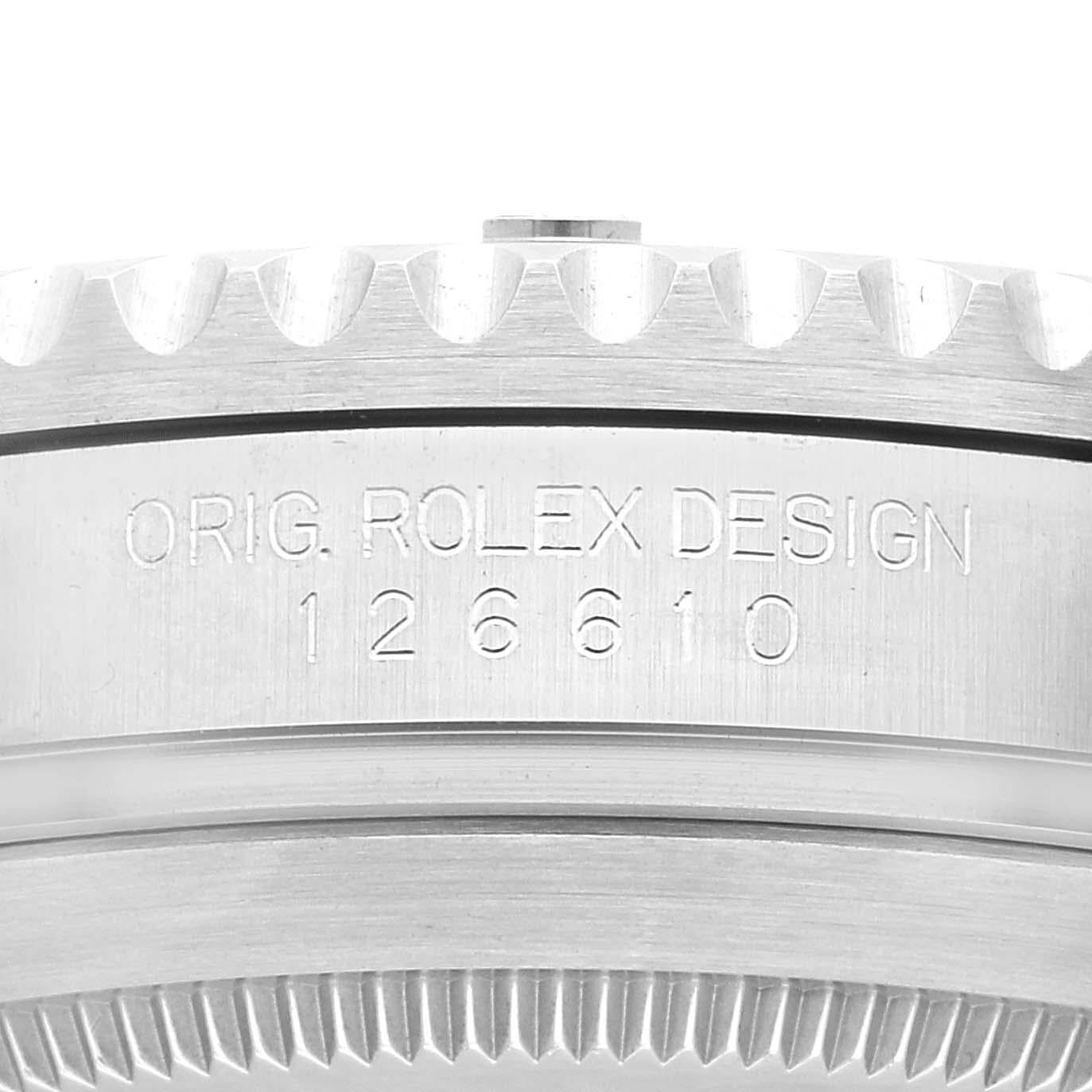 Rolex Submariner Black Dial Ceramic Bezel Steel Mens Watch 126610 Box Card 3