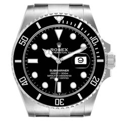 reloj rolex de hombre Rolex Submariner Black Dial Ceramic Bezel Steel Mens Watch 126610 Box Card