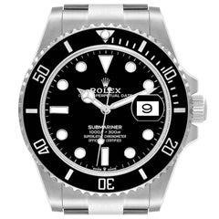 Rolex Submariner Black Dial Ceramic Bezel Steel Mens Watch 126610 Unworn