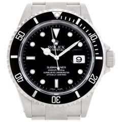 Rolex Submariner Black Dial Oyster Bracelet Men's Watch 16610 Box