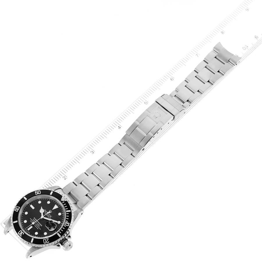 Rolex Submariner Black Dial Stainless Steel Mens Watch 16610 3