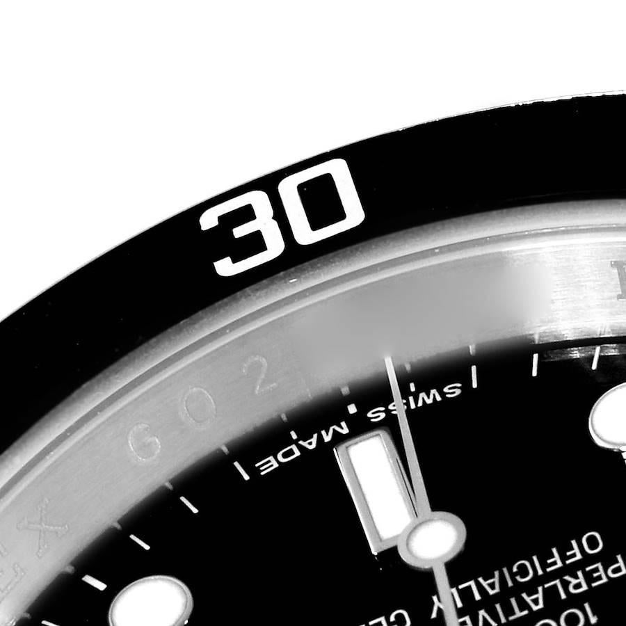 Rolex Submariner Black Dial Steel Mens Watch 16610 In Excellent Condition In Atlanta, GA