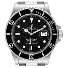 Rolex Submariner Black Dial Steel Vintage Mens Watch 168000