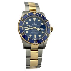 Rolex Submariner Blue 126613LB 41mm Ceramica Oro Giallo 18K Acciaio Scatola Carta 2023