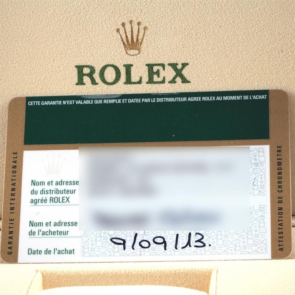 Rolex Submariner Blue Dial Steel Yellow Gold Men’s Watch 116613 Box Card 7