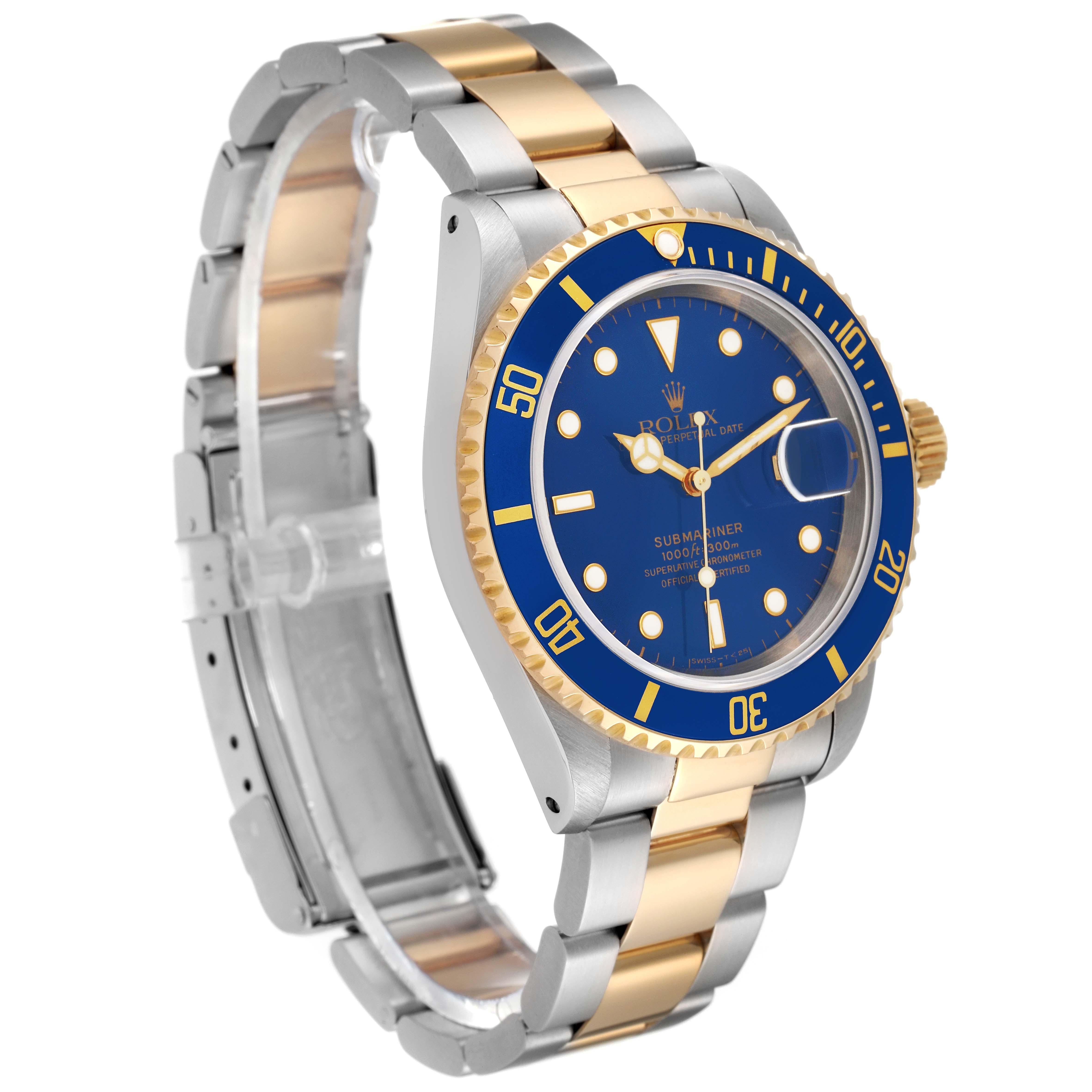 blue gold rolex submariner price